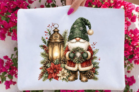 Christmas Santa Gnome PNG Clipart Sublimation SVGArt 