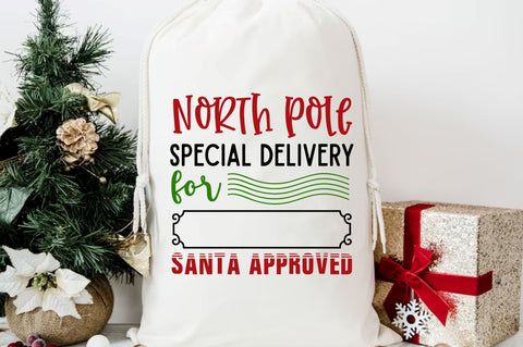Christmas Santa Sack SVG Bundle SVG Regulrcrative 