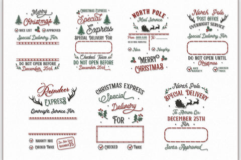 Christmas Santa Sack SVG Bundle SVG Shetara Begum 