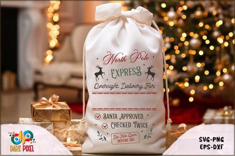 Christmas Santa Sack SVG Bundle SVG Shetara Begum 