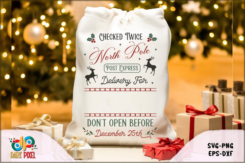 Christmas Santa Sack SVG Bundle SVG Shetara Begum 