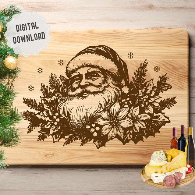 Christmas Santa Svg Dxf Png Jpg SVG CraftySVGStudio 