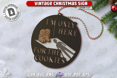 Christmas Sarcastic Ornaments Laser Cut Bundle | Christmas Tree Toys | Christmas Decorations | Holidays | Sassy Design Svg | CNC Files SVG The T Store Design 