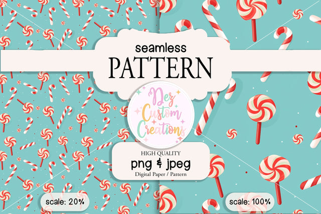 Christmas Seamless Pattern - Digital Paper Digital Pattern Dez Custom Creations 