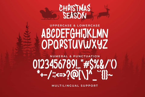 Christmas Season Font love script 