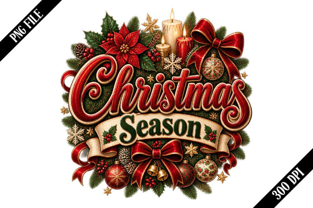 Christmas Season PNG Designs Sublimation shah alam 