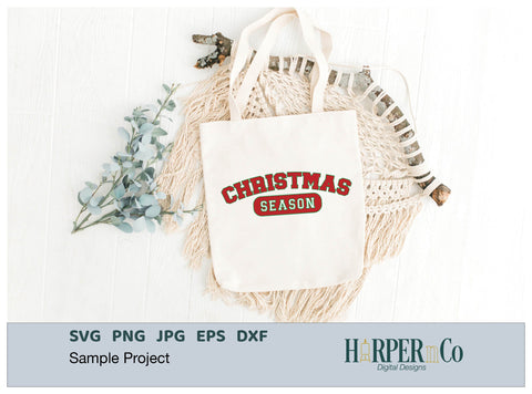 Christmas Season SVG PNG Cut EPS File SVG HarperNCo 