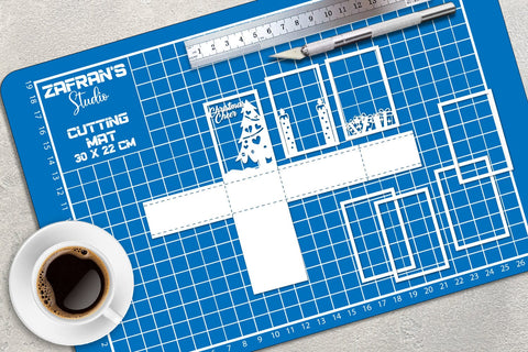 Christmas Shadow Box Paper cut - 3D Shadow Box SVG zafrans studio 