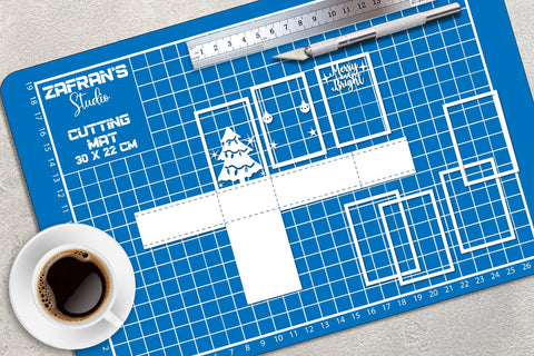 Christmas Shadow Box Paper cut - 3D Shadow Box SVG zafrans studio 