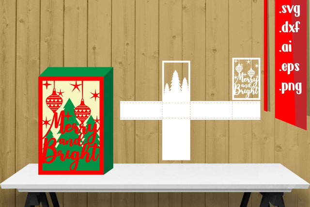 Christmas Shadow Box Papercut | 3D Shadow Box 3D Paper zafrans studio 