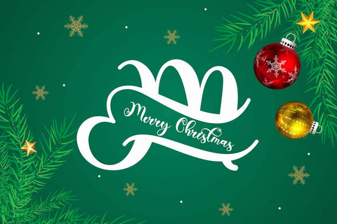 Christmas Shadyna Font Prasetya Letter 