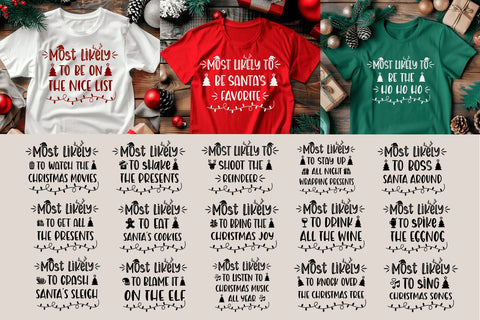 Christmas shirt svg bundle, funny shirt, Christmas quotes, xmas shirt SVG KMarinaDesign 