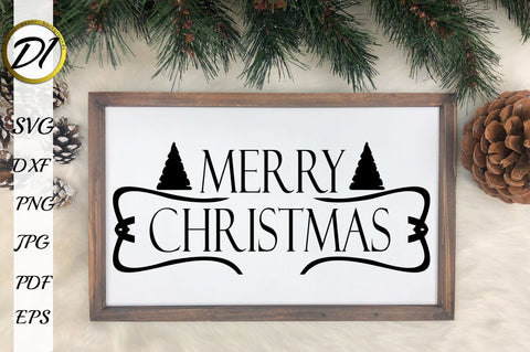 Christmas Sign Decor SVG Bundle. Christmas Quote SVG SVG Evgenyia Guschina 