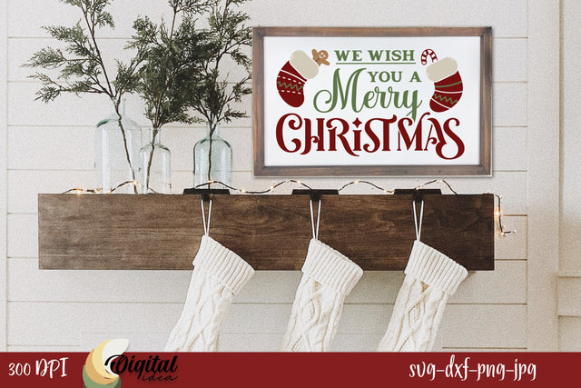 Christmas Sign SVG. Merry christmas sign SVG SVG Evgenyia Guschina 