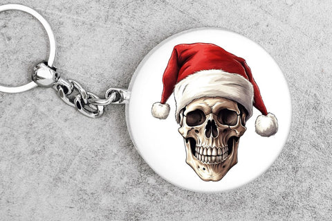 Christmas Skeleton Santa Clipart Bundle Sublimation Regulrcrative 