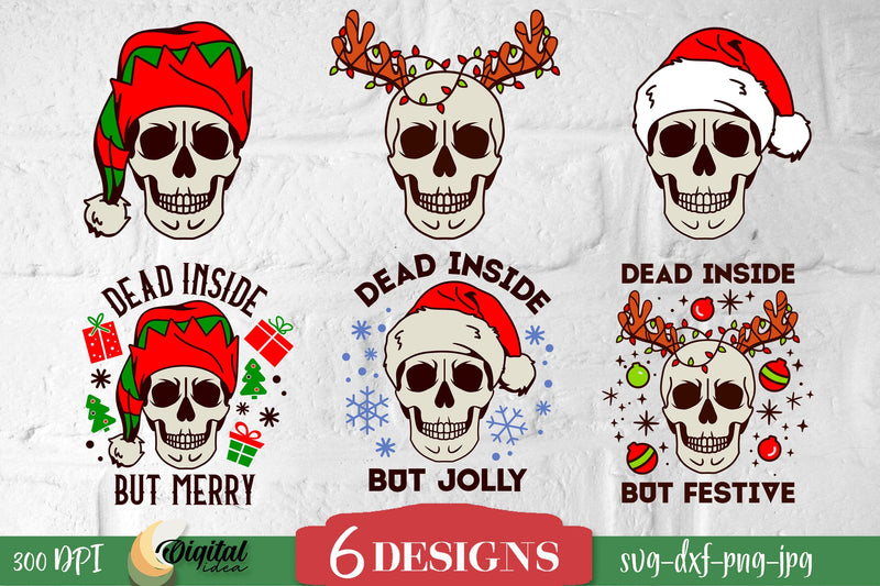 Christmas skeleton svg. XMas skeleton bundle svg SVG Evgenyia Guschina 