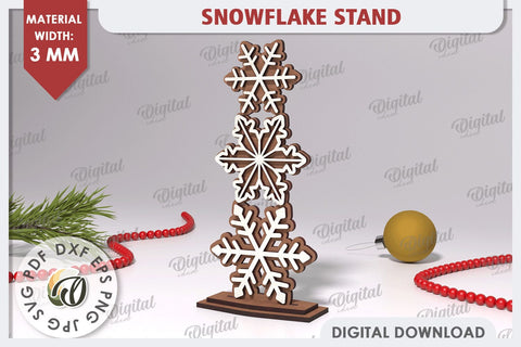 Christmas Snowflake Laser Cut. Christmas Home Decor SVG SVG Evgenyia Guschina 