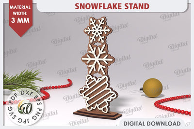 Christmas Snowflake Laser Cut. Christmas Home Decor SVG SVG Evgenyia Guschina 