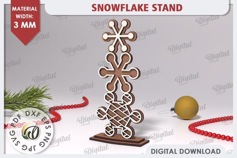 Christmas Snowflake Laser Cut. Christmas Home Decor SVG SVG Evgenyia Guschina 