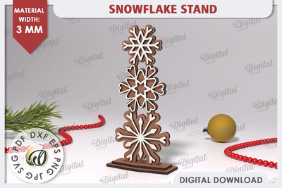 Christmas Snowflake Laser Cut. Christmas Home Decor SVG SVG Evgenyia Guschina 