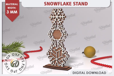 Christmas Snowflake Laser Cut. Christmas Home Decor SVG SVG Evgenyia Guschina 