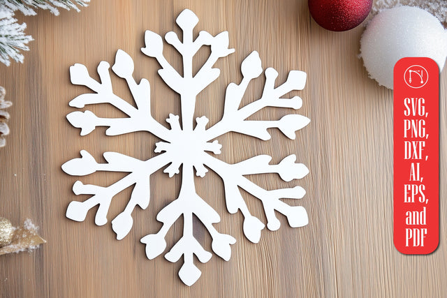 Christmas Snowflake SVG cut file SVG MD JOYNAL ABDIN 