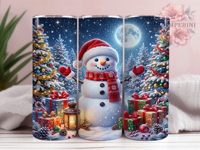 Christmas Snowman 20oz Tumbler, Christmas Snowman, Snowman Tumbler, Christmas Tumbler, Snowman Wrap PNG, Snowman Tumbler PNG, Winter Snowman PNG, Xmas Snowman PNG Sublimation Li Zamperini 