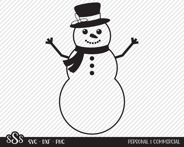 Christmas Snowman | Christmas SVG SVG Texas Southern Cuts 