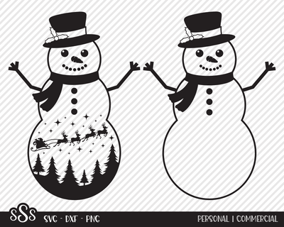 Christmas Snowman | Christmas SVG SVG Texas Southern Cuts 