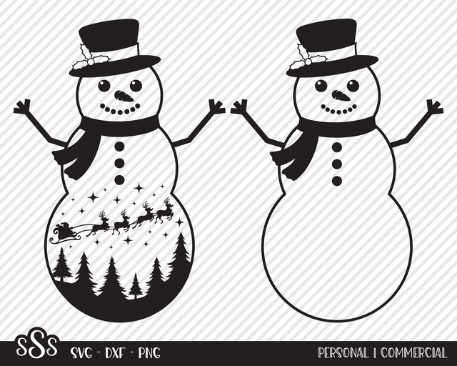 Christmas Snowman | Christmas SVG SVG Texas Southern Cuts 