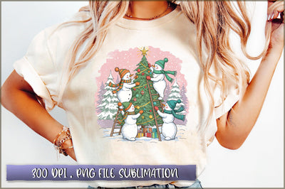 Christmas Snowman Funny Christmas Sublimation Sublimation Shetara Begum 