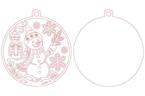 Christmas Snowman Laser Cut SVG SVG nirmal108roy 
