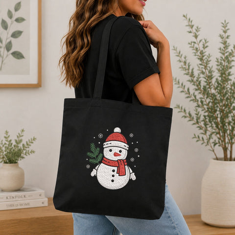 Christmas Snowman Machine Embroidery Design Cute Winter Snowflake Holiday PES DST Files Embroidery/Applique DESIGNS PatternFeed8 