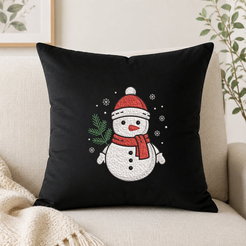 Christmas Snowman Machine Embroidery Design Cute Winter Snowflake Holiday PES DST Files Embroidery/Applique DESIGNS PatternFeed8 