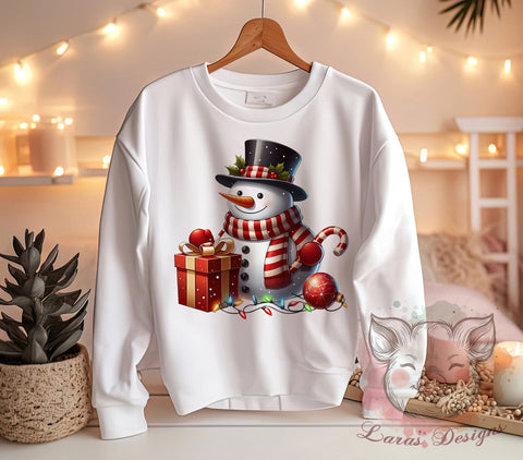 Christmas Snowman, Snowman PNG, Snowman Sublimation, Holiday Decor, Winter Clipart, Christmas Gift, Digital Download, Snowman Art Sublimation Lara' s Designs 