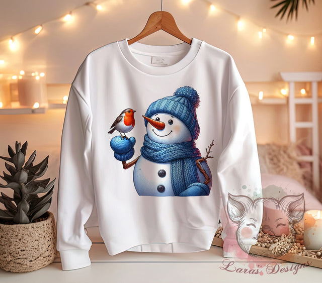 Christmas Snowman, Snowman PNG, Snowman Sublimation, Holiday Decor, Winter Clipart, Christmas Gift, Digital Download, Snowman Art Sublimation Lara' s Designs 