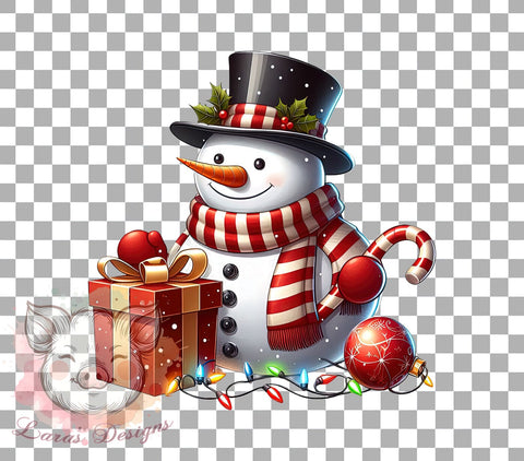 Christmas Snowman, Snowman PNG, Snowman Sublimation, Holiday Decor, Winter Clipart, Christmas Gift, Digital Download, Snowman Art Sublimation Lara' s Designs 