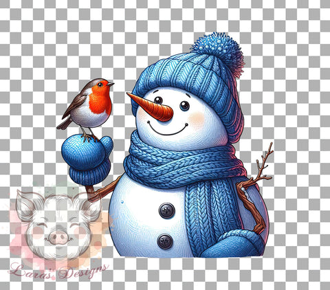 Christmas Snowman, Snowman PNG, Snowman Sublimation, Holiday Decor, Winter Clipart, Christmas Gift, Digital Download, Snowman Art Sublimation Lara' s Designs 