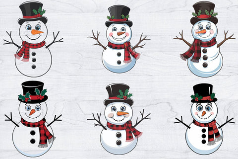 Christmas Snowman SVG Bundle, Merry Christmas SVG SVG Creativeart88 