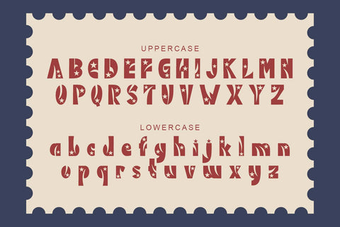 Christmas Soldier Font Prasetya Letter 