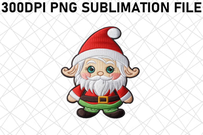 Christmas Spirit 3D Embroidery Clipart for Sublimation Sublimation afrosvg 