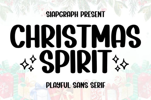 Christmas Spirit Font Masyafi Studio 