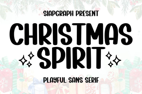 Christmas Spirit Font Masyafi Studio 