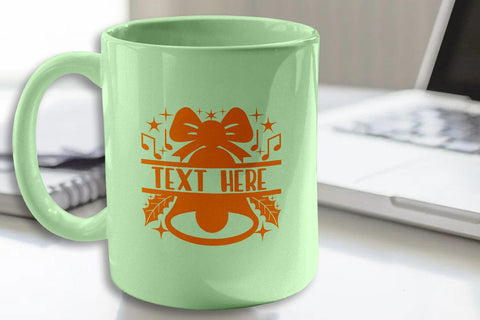 Christmas Split Monogram 4 SVG zafrans studio 