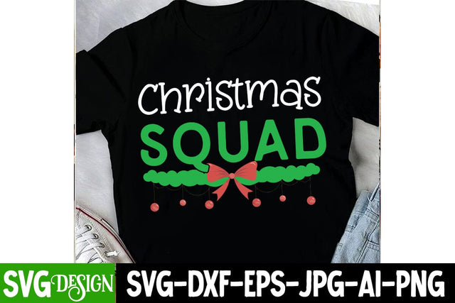 Christmas Squad SVG Cut File, Christmas Squad Sublimation PNG, Christmas SVG Cut File, Christmas Sublimation Design PNG, Christmas Sublimation ,Christmas Sublimation Bundle,Christmas Sublimation PNG SVG BlackCatsMedia 