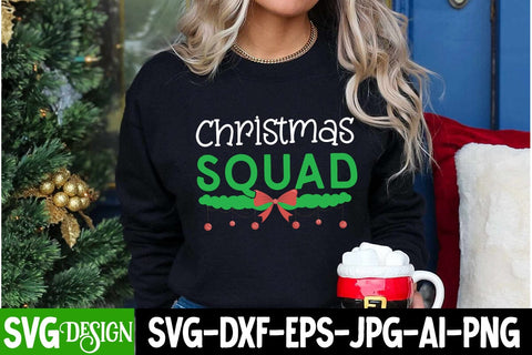 Christmas Squad SVG Cut File, Christmas Squad Sublimation PNG, Christmas SVG Cut File, Christmas Sublimation Design PNG, Christmas Sublimation ,Christmas Sublimation Bundle,Christmas Sublimation PNG SVG BlackCatsMedia 