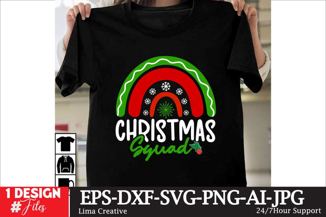 Christmas Squad SVG Cut File SVG Insomnia Std 