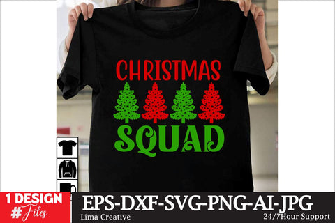 Christmas Squad SVG Cut File SVG Insomnia Std 