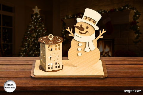 Christmas Stand Candle Holders Bundle SVG SvgOcean 