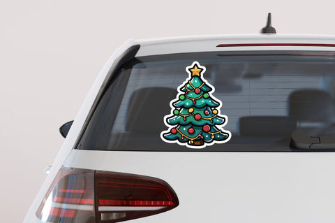 Christmas Sticker Clipart Bundle Sublimation Regulrcrative 